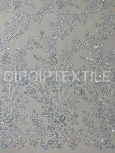 NEW (NUDE) ODILIA EXQUISITE PEARL BEADED LACE